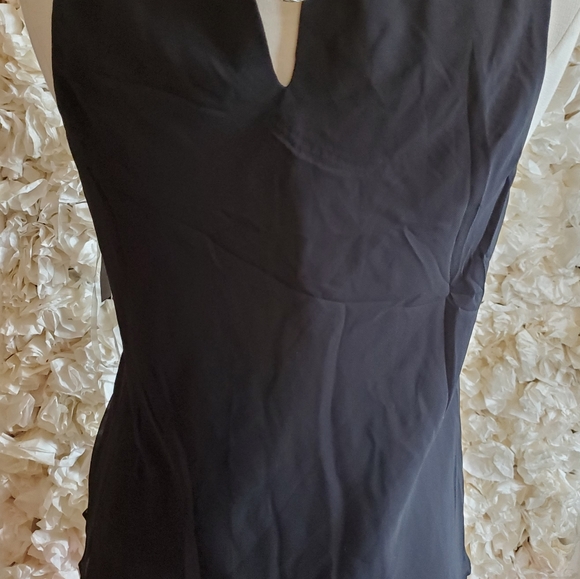 Nwt established 1962 diamond crusted sleeveless black layered top - Picture 8 of 11